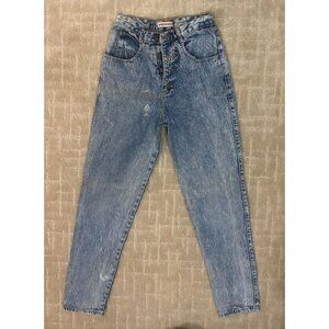 Vintage Jack Mulqueen Jeans Women's 6 Acid Wash High Rise Mom Denim Made in USA